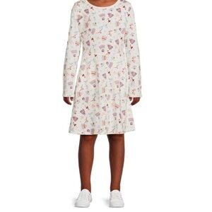 New Wonder Nation Girls Long Sleeve Knit Play Dress Size XL Plus 14-16 NWT